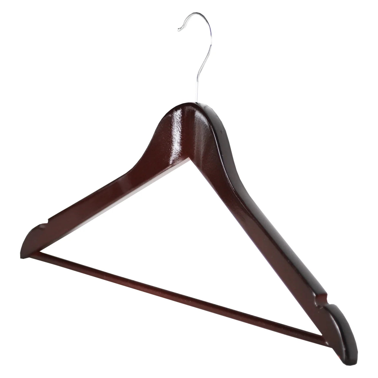 Luxury Wooden Suit Hanger with Trouser Bar