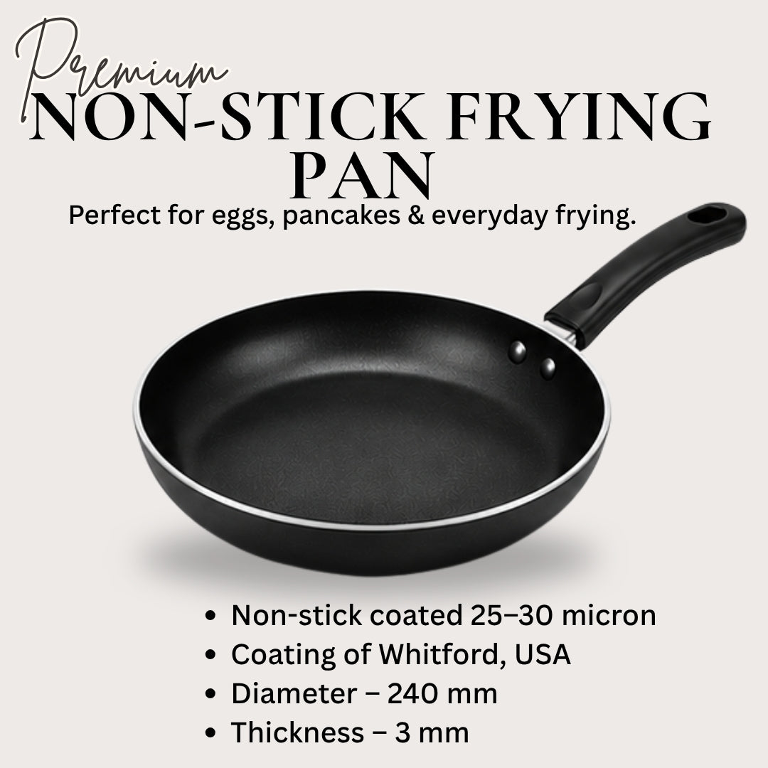 Primio Grey Non Stick Fry Pan