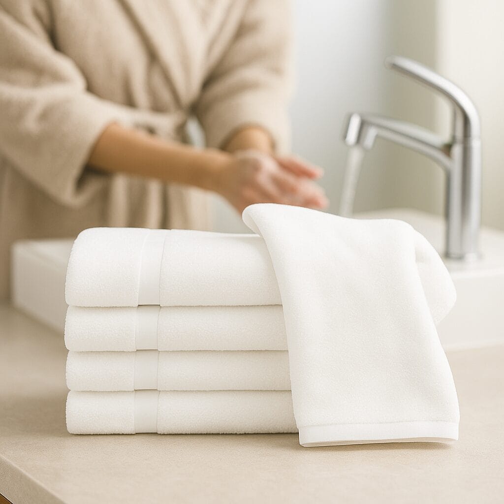 Premium White Hand Towel