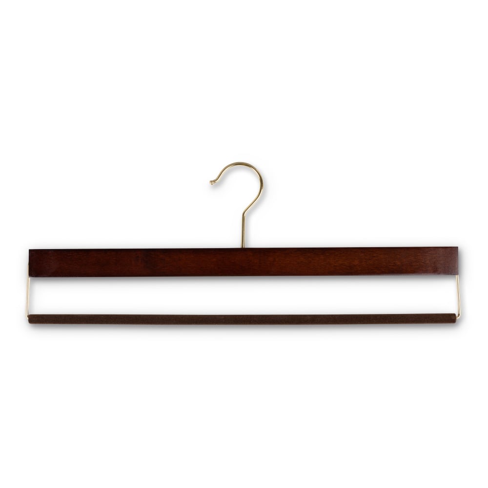Premium Open-End Wooden Trouser Hanger