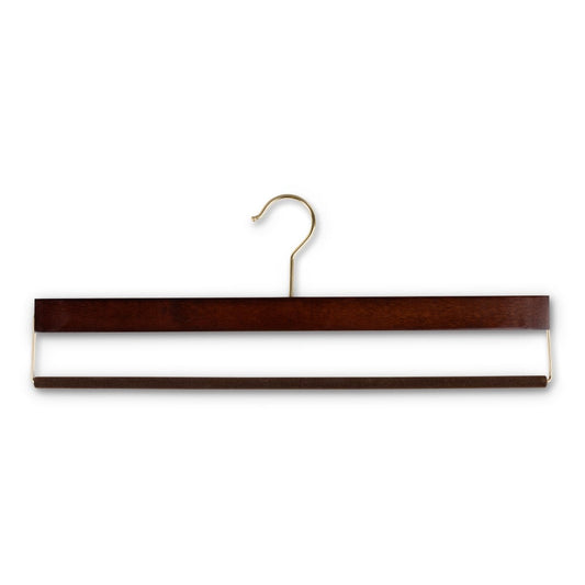 Premium Open-End Wooden Trouser Hanger