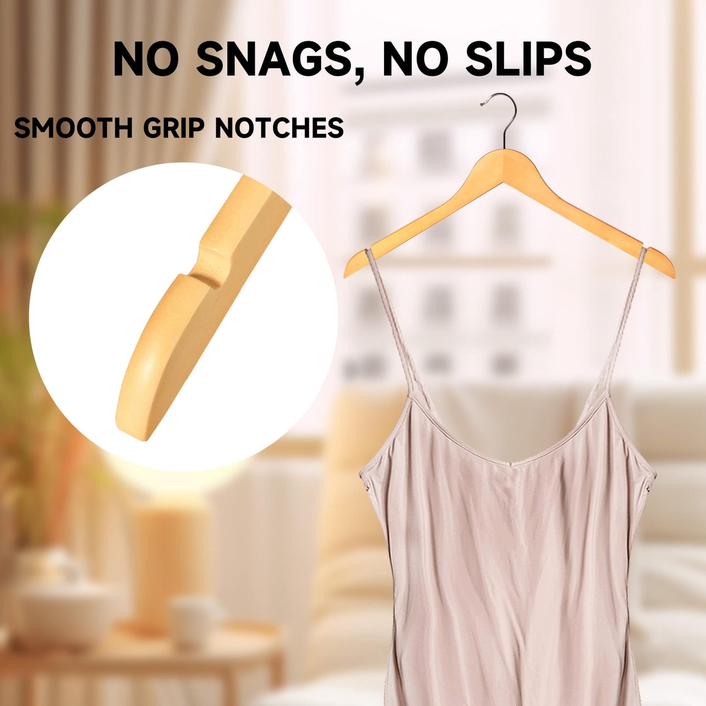 Premium Wooden Clothes Hanger