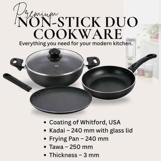 Primio Non Stick Duo Cookware Set