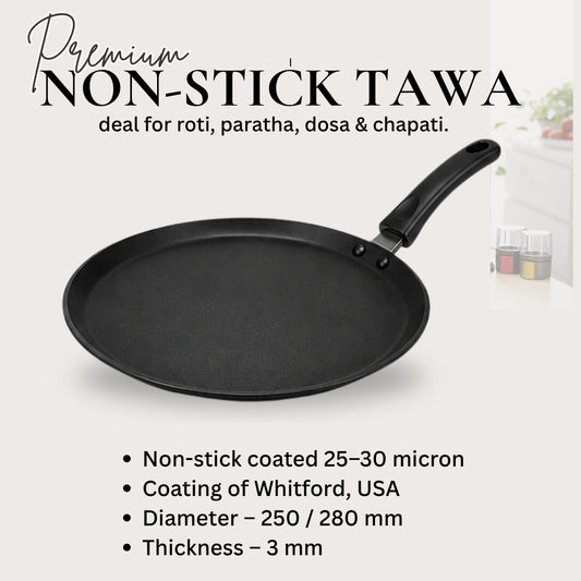 Primio Grey Non Stick Tawa