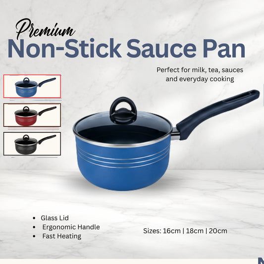 Primio Non Stick Saucepan with Lid